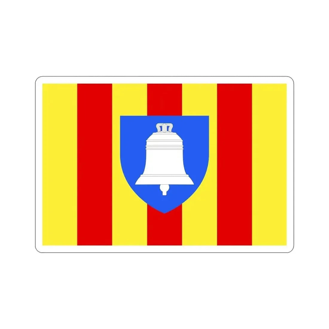 Flag of Ariège France 2 STICKER Vinyl Die-Cut Decal - The Sticker Space