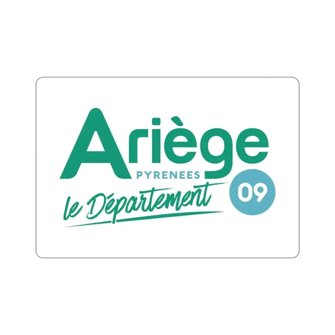 Flag of Ariège France STICKER Vinyl Die-Cut Decal 4 Inch - The Sticker Space