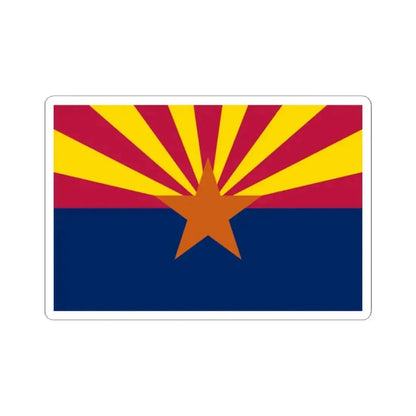 Flag of Arizona 3-2 (United States) STICKER Vinyl Kiss-Cut Decal 2 Inch White - The Sticker Space