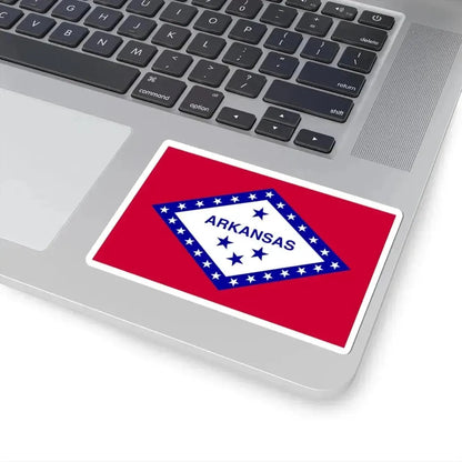Flag of Arkansas 1924-2011 (United States) STICKER Vinyl Kiss-Cut Decal - The Sticker Space