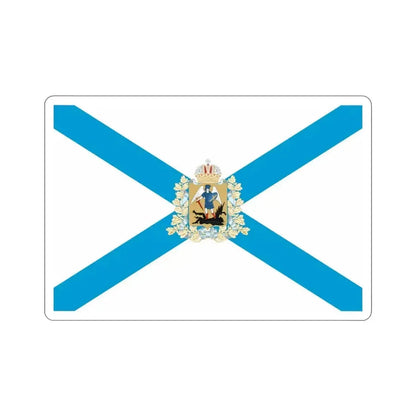 Flag of Arkhangelsk Oblast Russia STICKER Vinyl Die-Cut Decal 3 Inch - The Sticker Space