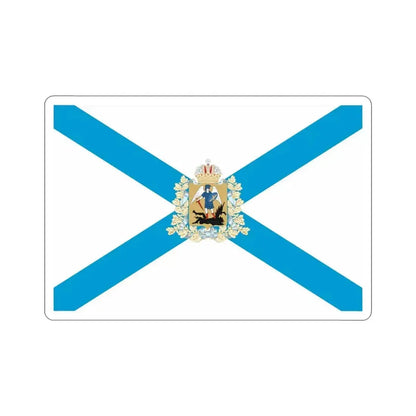 Flag of Arkhangelsk Oblast Russia STICKER Vinyl Die-Cut Decal 4 Inch - The Sticker Space