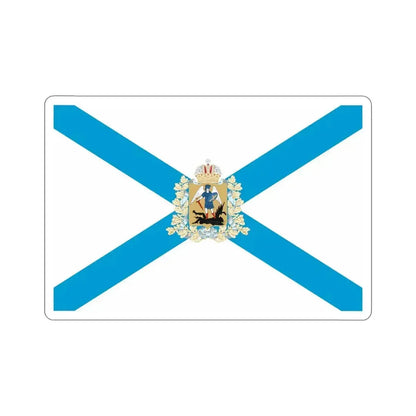 Flag of Arkhangelsk Oblast Russia STICKER Vinyl Die-Cut Decal 6 Inch - The Sticker Space