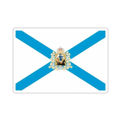 Flag of Arkhangelsk Oblast Russia STICKER Vinyl Die-Cut Decal 6 Inch - The Sticker Space