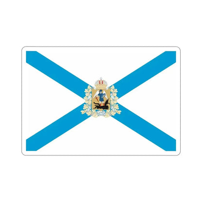 Flag of Arkhangelsk Oblast Russia STICKER Vinyl Die-Cut Decal - The Sticker Space