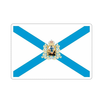 Flag of Arkhangelsk Oblast Russia STICKER Vinyl Die-Cut Decal - The Sticker Space
