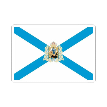 Flag of Arkhangelsk Oblast Russia - STICKER Vinyl Kiss-Cut Decal 2 Inch White - The Sticker Space