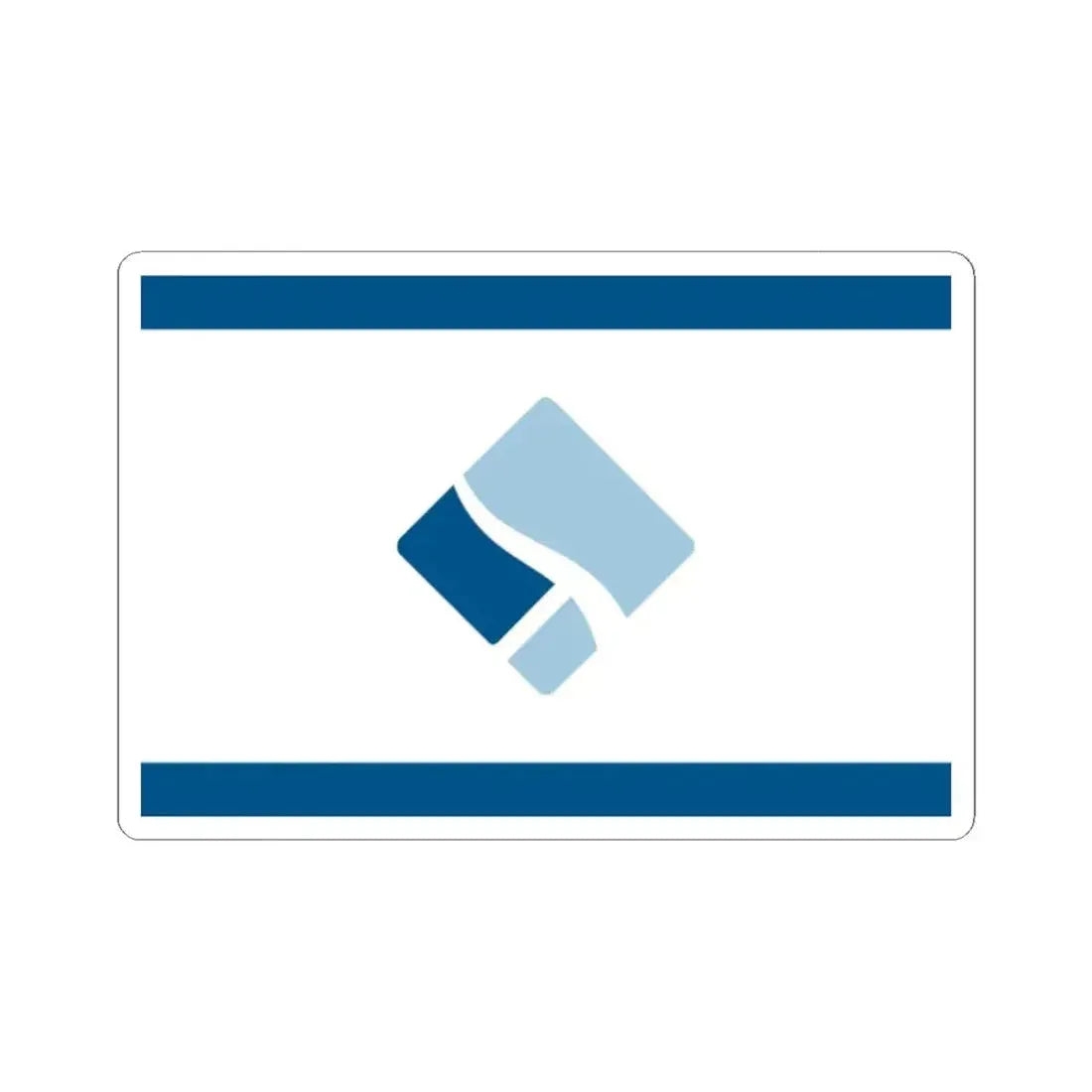 Flag of Arlington County Virginia (United States) STICKER Vinyl Kiss-Cut Decal 2 Inch White - The Sticker Space