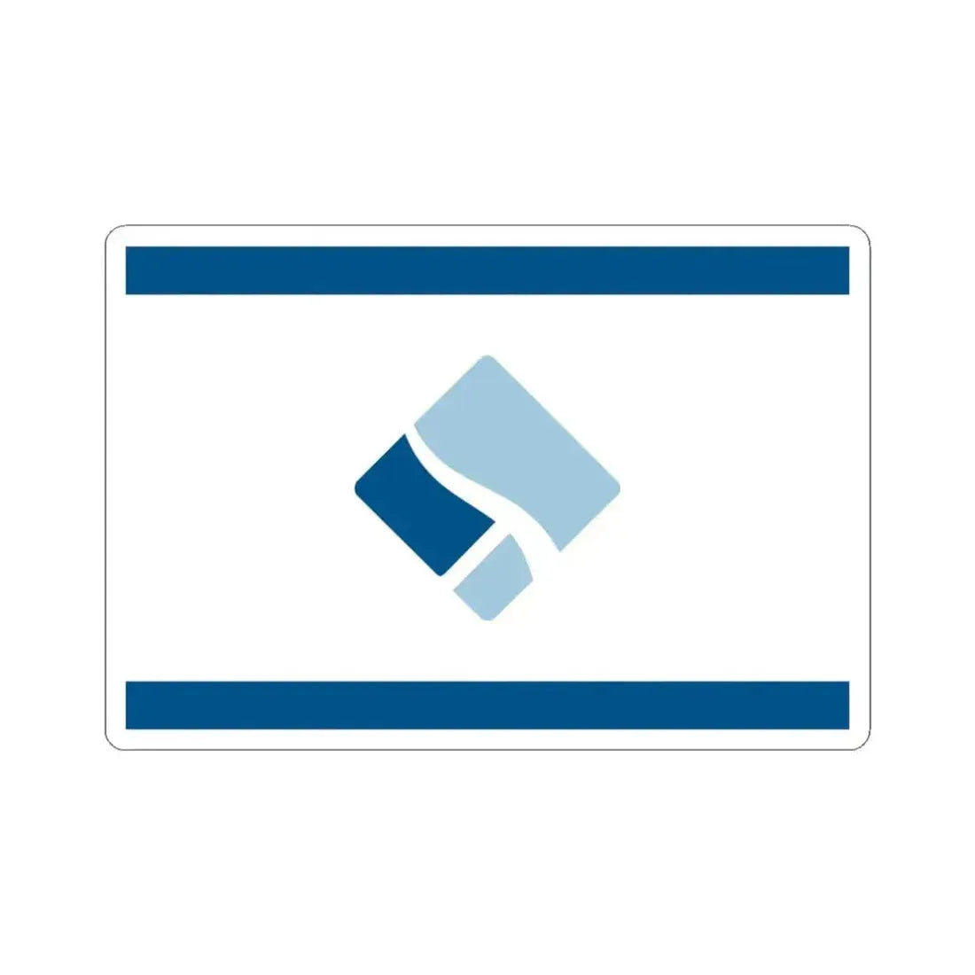 Flag of Arlington County Virginia (United States) STICKER Vinyl Kiss-Cut Decal 3 Inch White - The Sticker Space