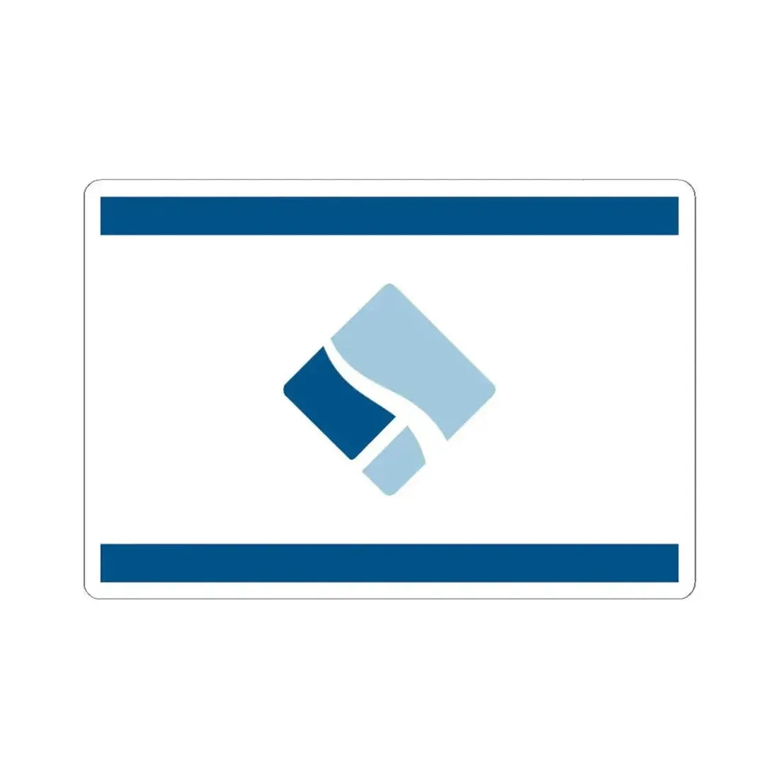 Flag of Arlington County Virginia (United States) STICKER Vinyl Kiss-Cut Decal 6 Inch White - The Sticker Space