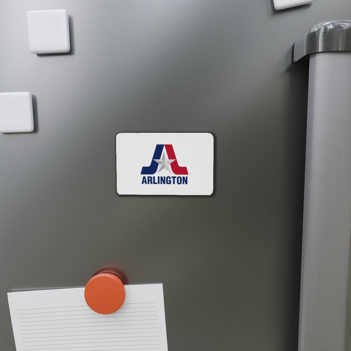 Flag of Arlington Texas - Die-Cut Magnet-The Sticker Space