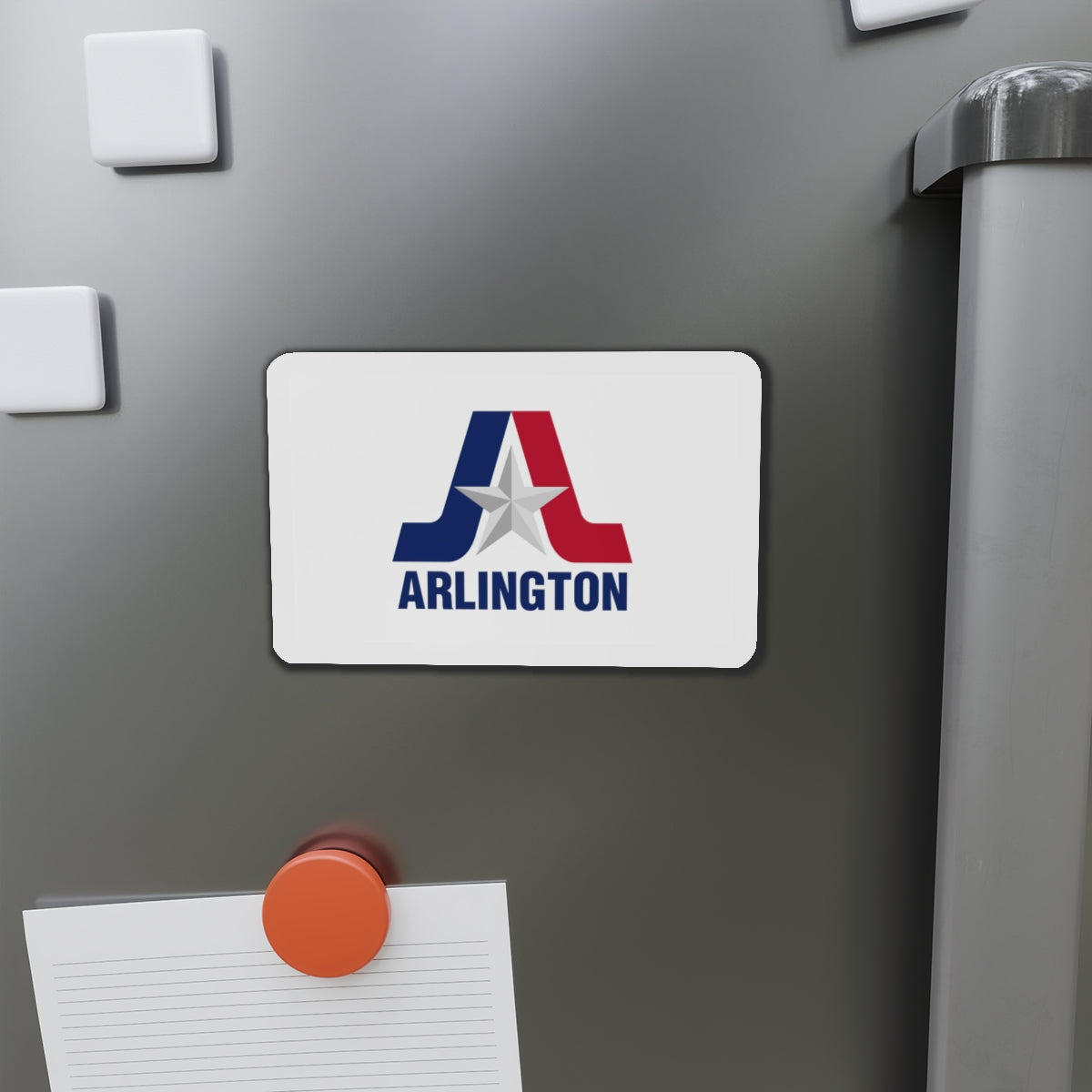 Flag of Arlington Texas - Die-Cut Magnet-The Sticker Space