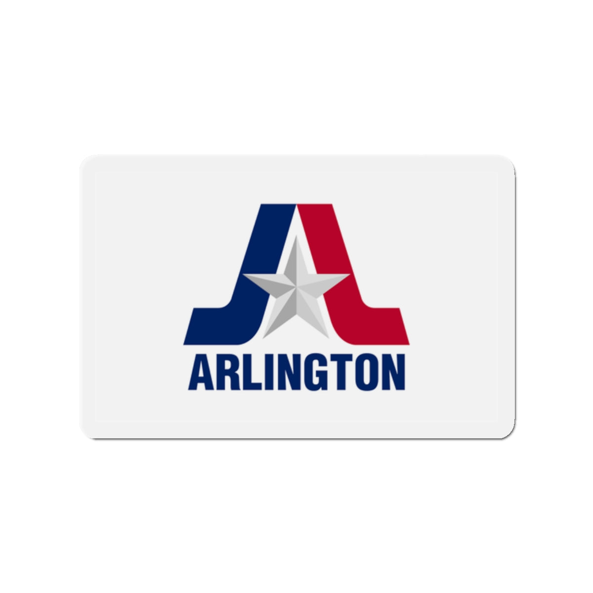 Flag of Arlington Texas - Die-Cut Magnet-2" x 2"-The Sticker Space