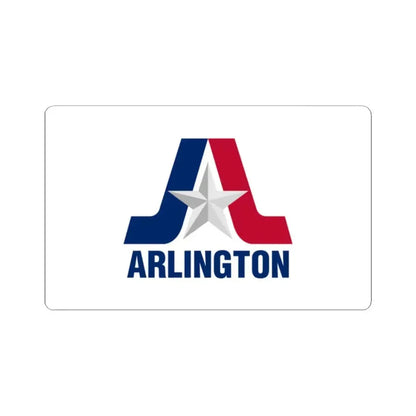 Flag of Arlington Texas (United States) STICKER Vinyl Kiss-Cut Decal 2 Inch White - The Sticker Space