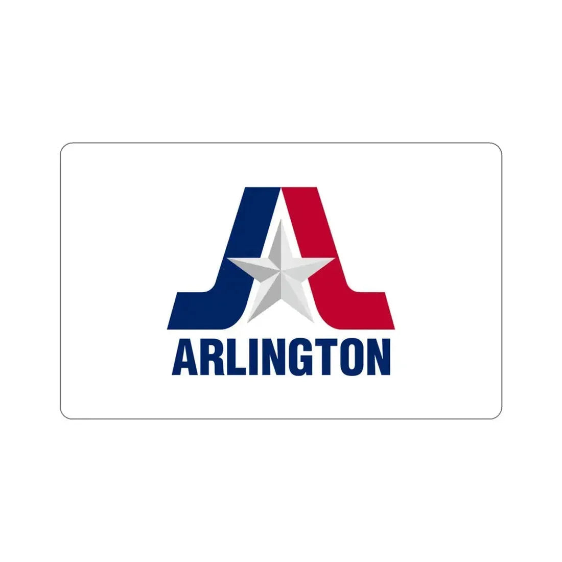 Flag of Arlington Texas USA STICKER Vinyl Die-Cut Decal 5 Inch - The Sticker Space