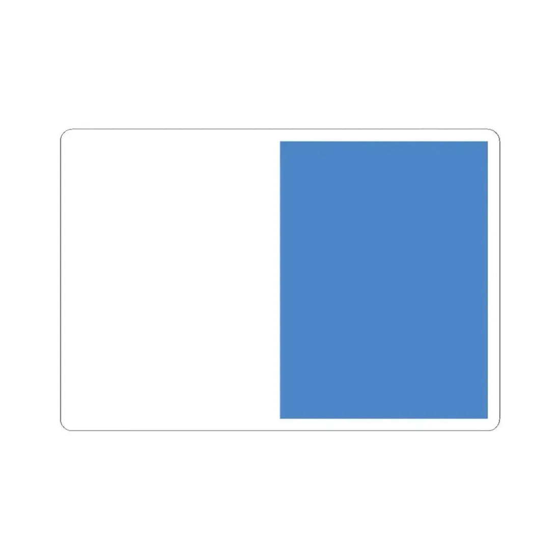 Flag of Arlon (Belgium) STICKER Vinyl Kiss-Cut Decal 2 Inch White - The Sticker Space