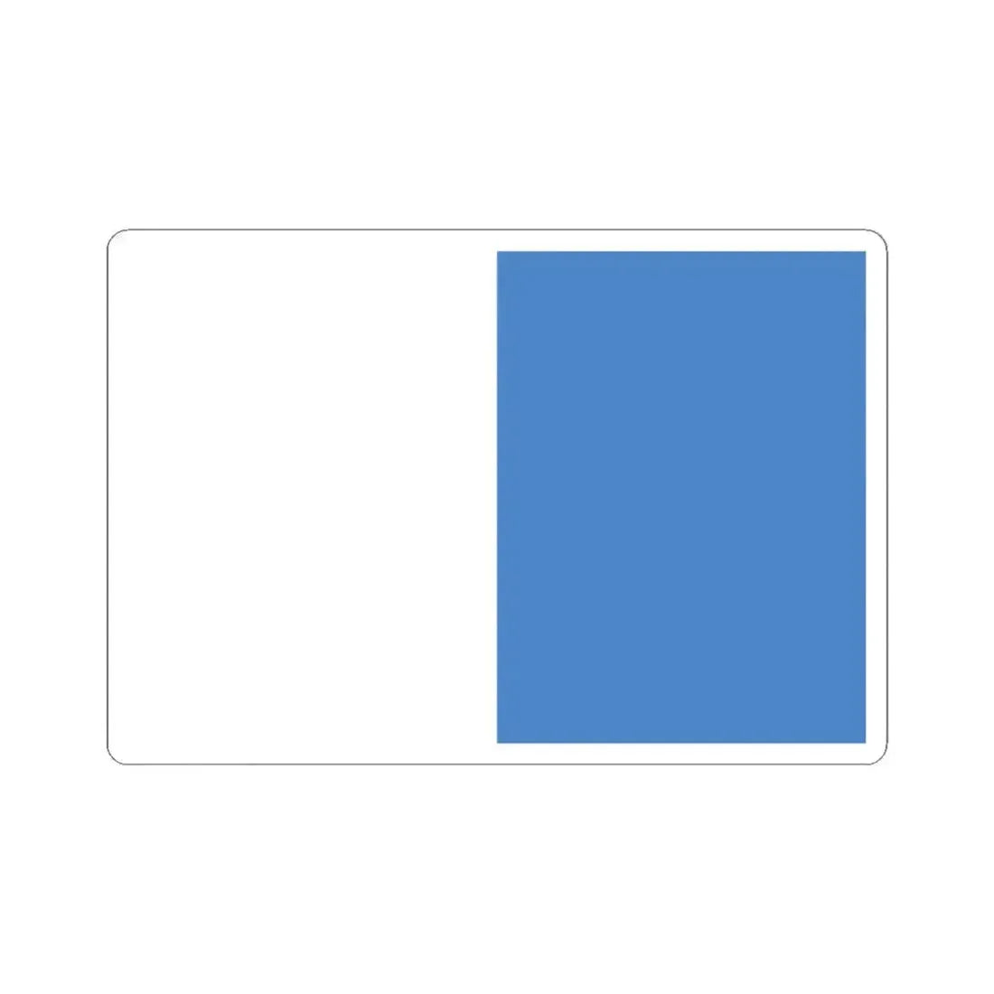 Flag of Arlon (Belgium) STICKER Vinyl Kiss-Cut Decal 4 Inch White - The Sticker Space