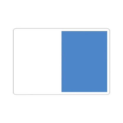 Flag of Arlon (Belgium) STICKER Vinyl Kiss-Cut Decal 4 Inch White - The Sticker Space