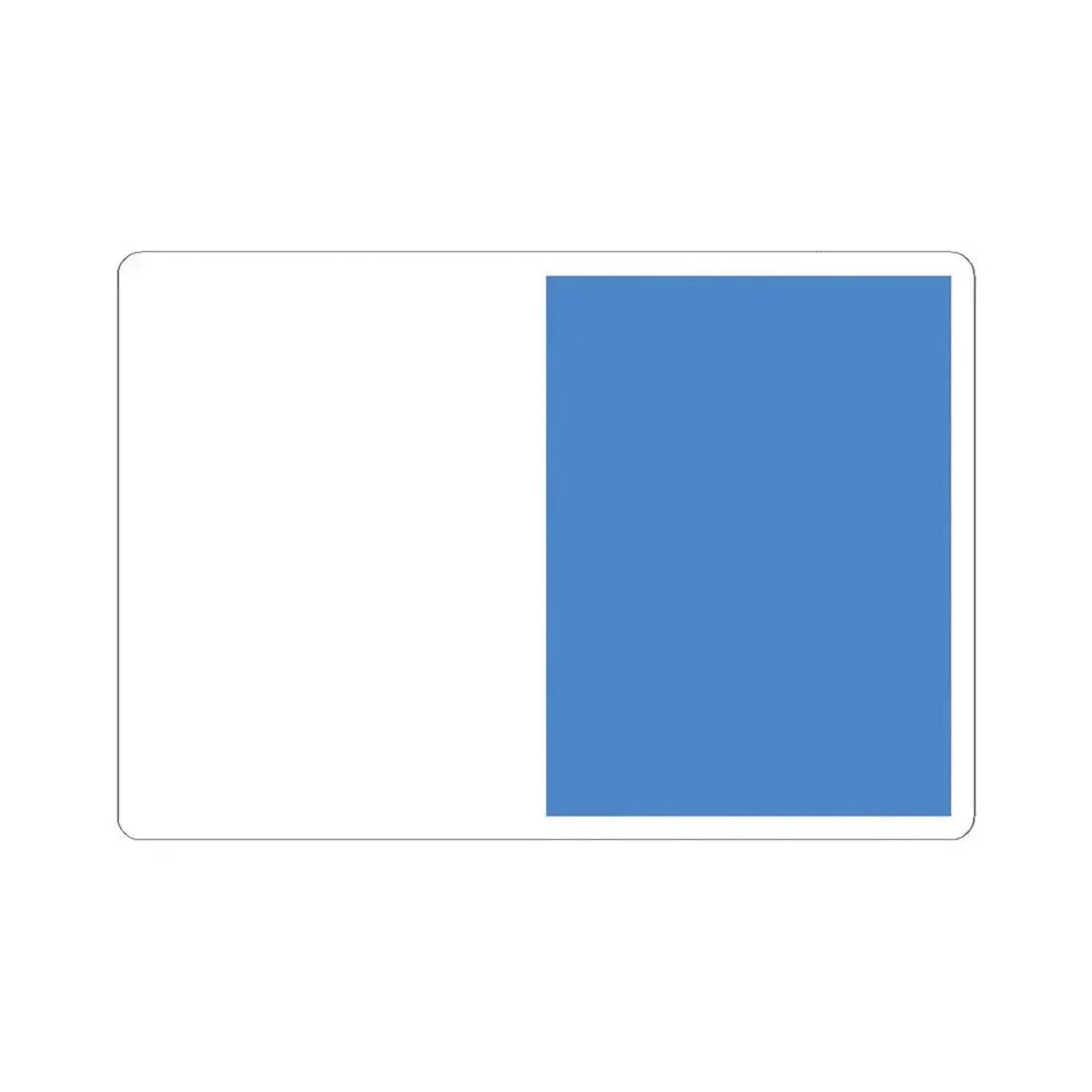 Flag of Arlon (Belgium) STICKER Vinyl Kiss-Cut Decal 6 Inch White - The Sticker Space