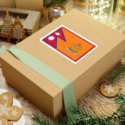 Flag of Armed Police Force Nepal ceremonial (Nepal) STICKER Vinyl Kiss-Cut Decal - The Sticker Space