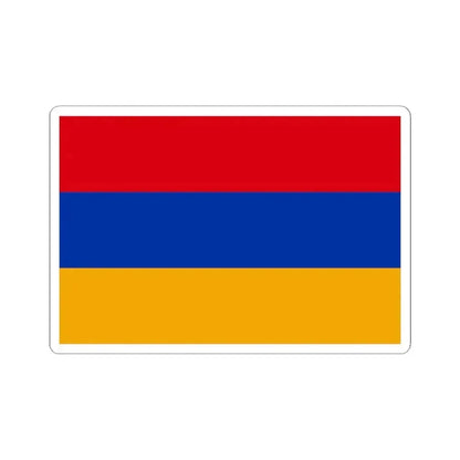 Flag of Armenia 1918-1922 (Armenia) STICKER Vinyl Kiss-Cut Decal 2 Inch White - The Sticker Space