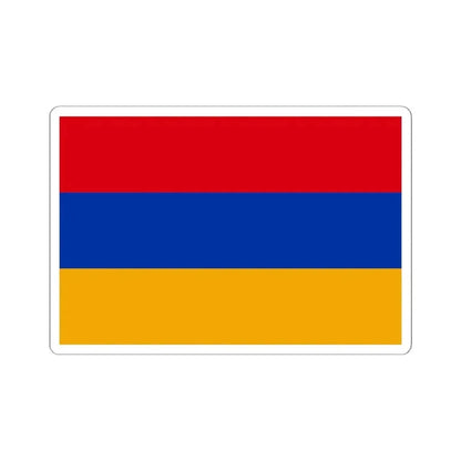 Flag of Armenia 1918-1922 (Armenia) STICKER Vinyl Kiss-Cut Decal 6 Inch White - The Sticker Space