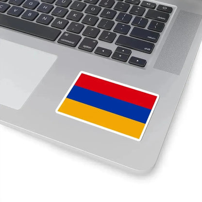 Flag of Armenia 3-2 (Armenia) STICKER Vinyl Kiss-Cut Decal - The Sticker Space