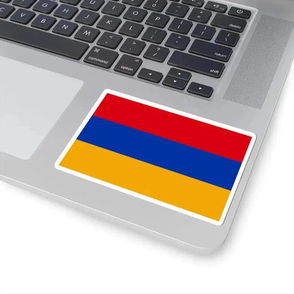 Flag of Armenia 3-2 (Armenia) STICKER Vinyl Kiss-Cut Decal - The Sticker Space