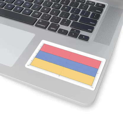 Flag of Armenia construction sheet (Armenia) STICKER Vinyl Kiss-Cut Decal - The Sticker Space