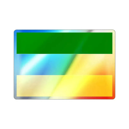 Flag of Armenia Quindío Colombia Holographic STICKER Die-Cut Vinyl Decal - The Sticker Space