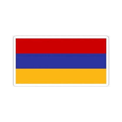 Flag of Armenia Soviet colors (Armenia) STICKER Vinyl Kiss-Cut Decal 2 Inch White - The Sticker Space