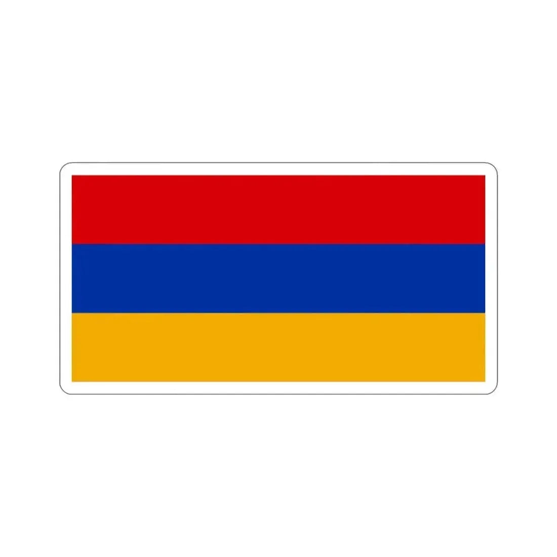 Flag of Armenia STICKER Vinyl Die-Cut Decal 2 Inch - The Sticker Space