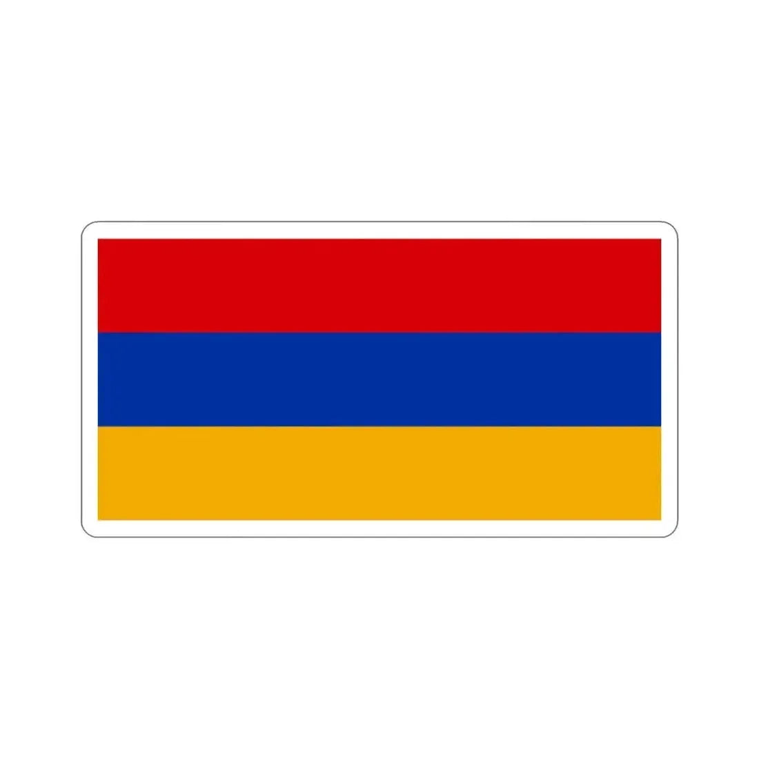 Flag of Armenia STICKER Vinyl Die-Cut Decal 2 Inch - The Sticker Space