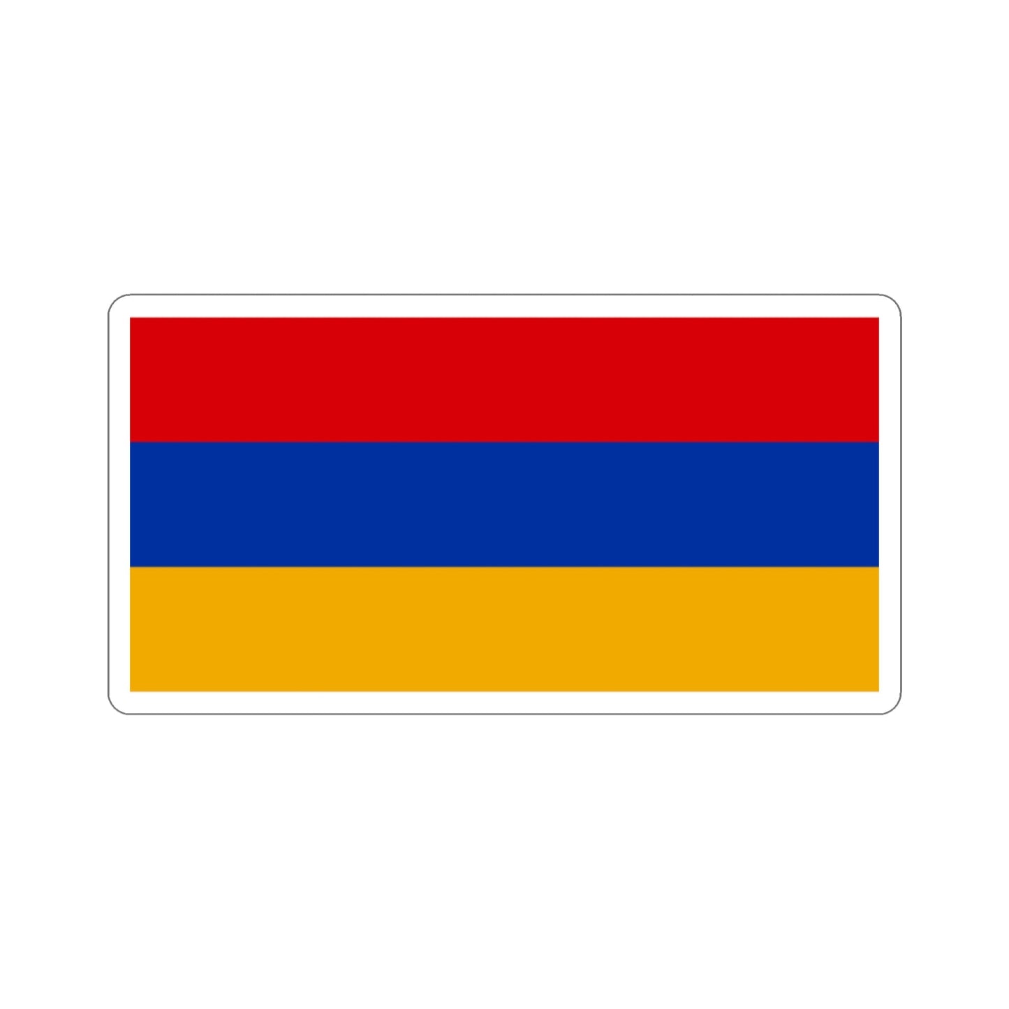 Flag of Armenia STICKER Vinyl Die-Cut Decal-2 Inch-The Sticker Space