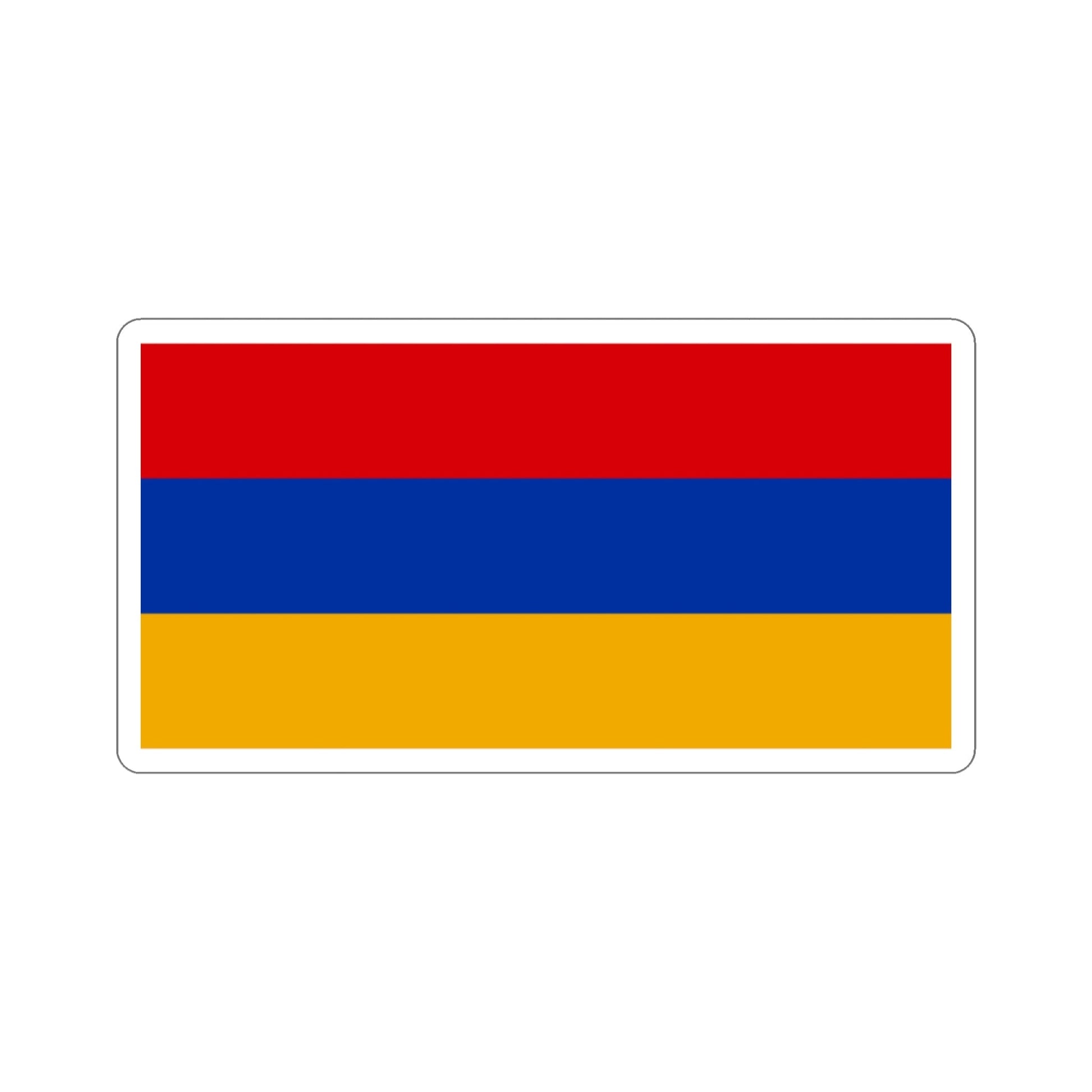 Flag of Armenia STICKER Vinyl Die-Cut Decal-2 Inch-The Sticker Space