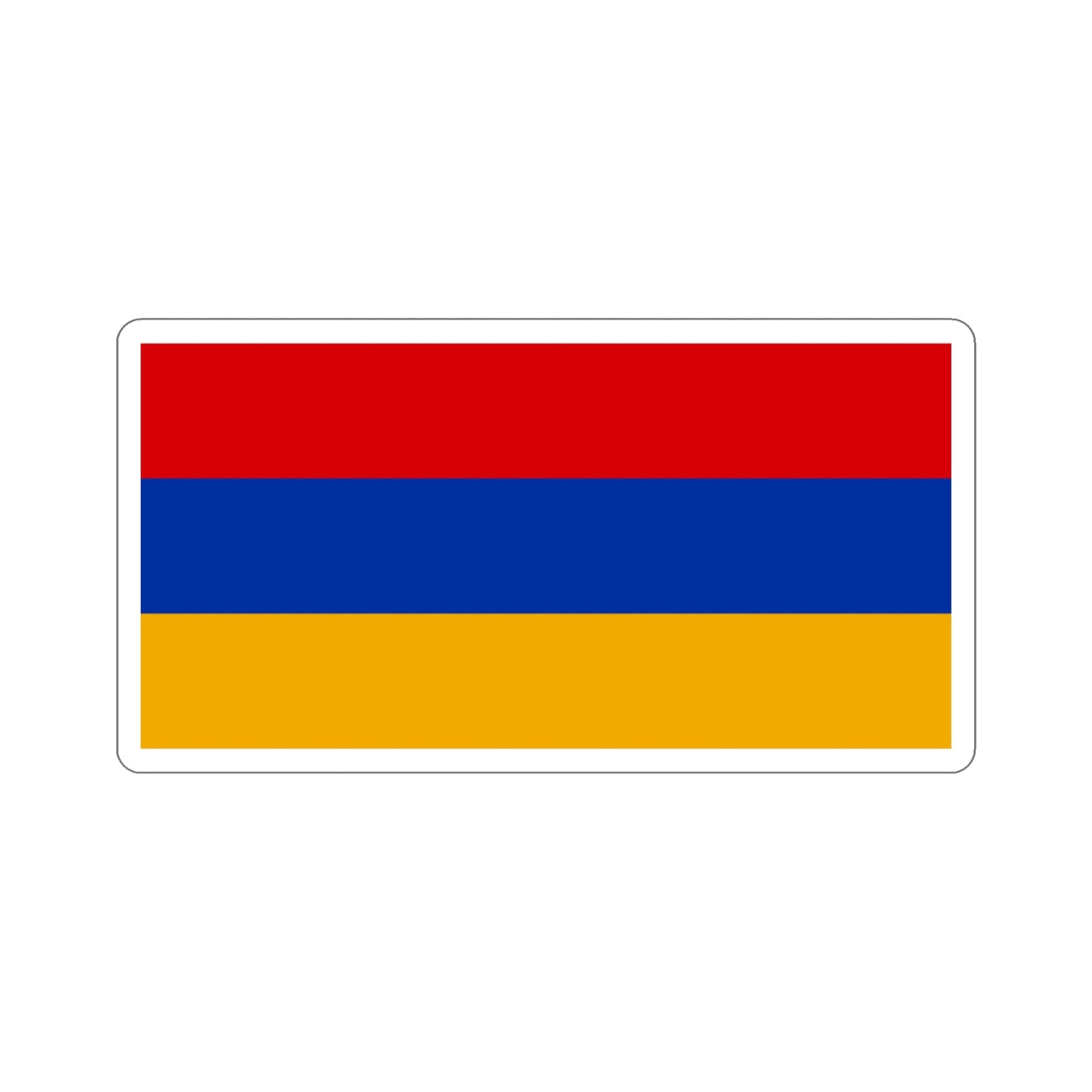 Flag of Armenia STICKER Vinyl Die-Cut Decal-3 Inch-The Sticker Space