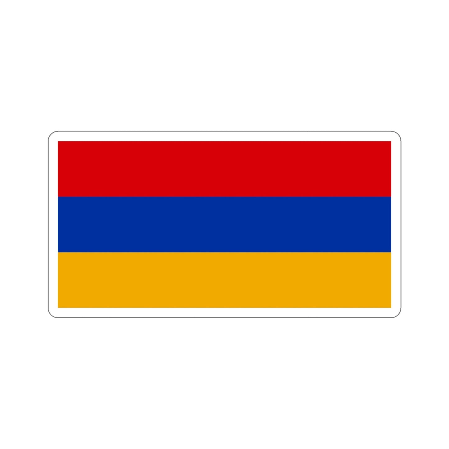 Flag of Armenia STICKER Vinyl Die-Cut Decal-4 Inch-The Sticker Space