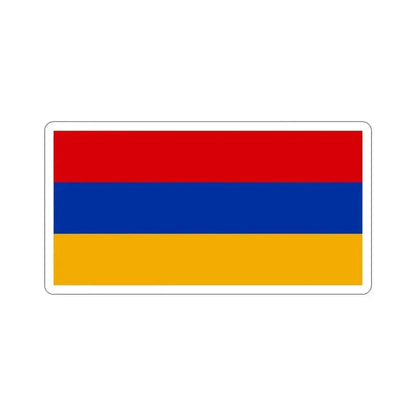 Flag of Armenia STICKER Vinyl Die-Cut Decal 4 Inch - The Sticker Space