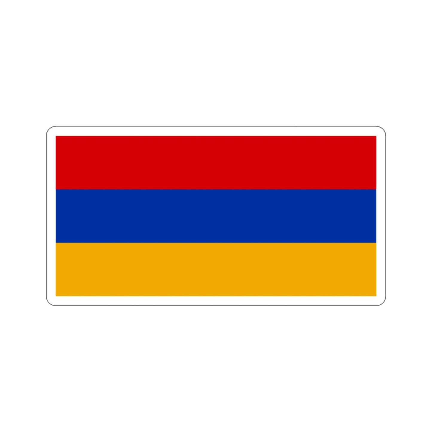 Flag of Armenia STICKER Vinyl Die-Cut Decal-5 Inch-The Sticker Space