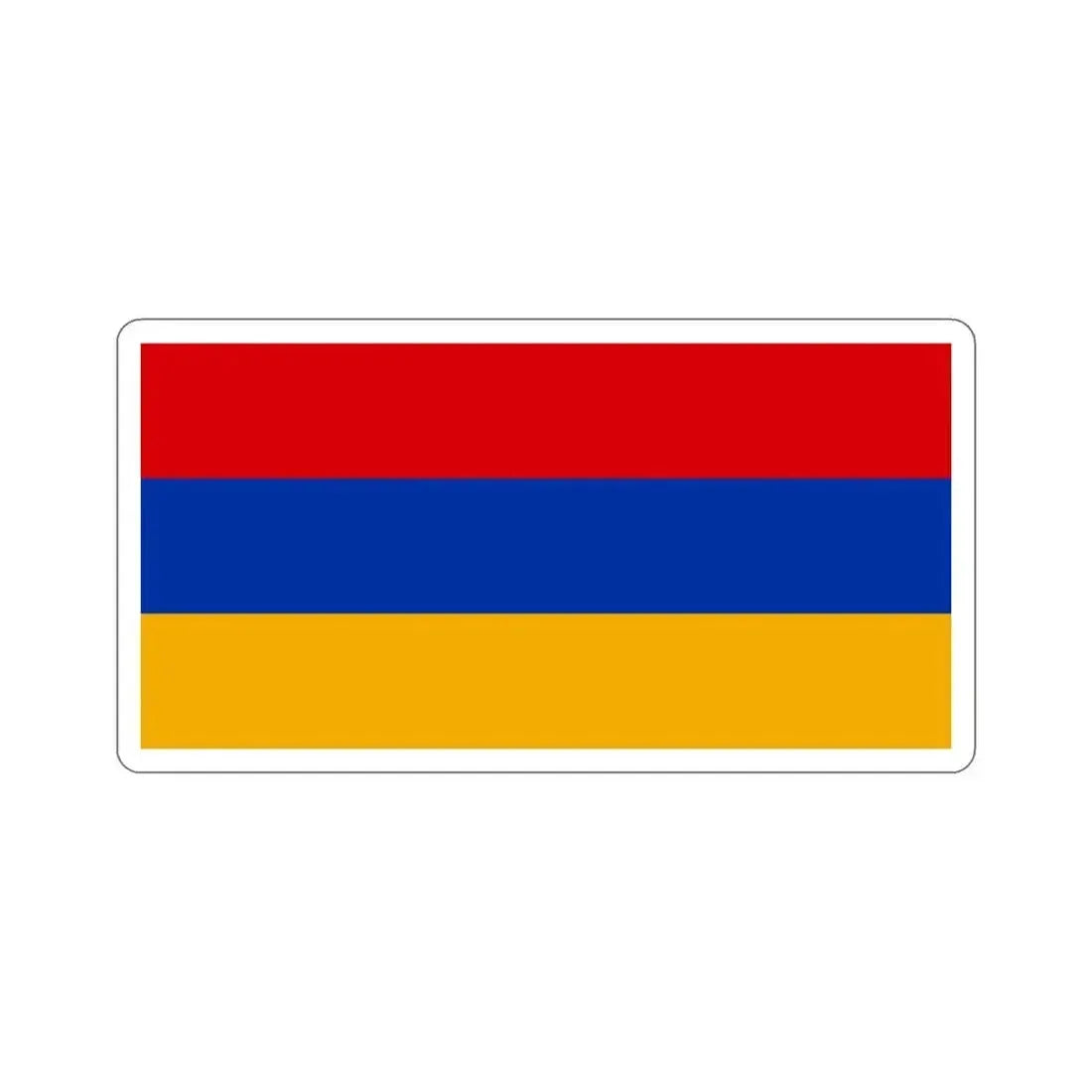 Flag of Armenia STICKER Vinyl Die-Cut Decal 5 Inch - The Sticker Space