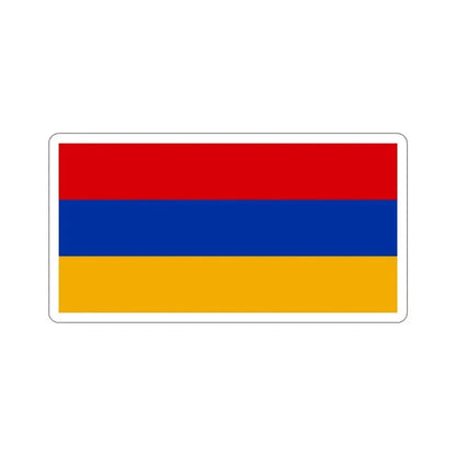 Flag of Armenia STICKER Vinyl Die-Cut Decal 5 Inch - The Sticker Space