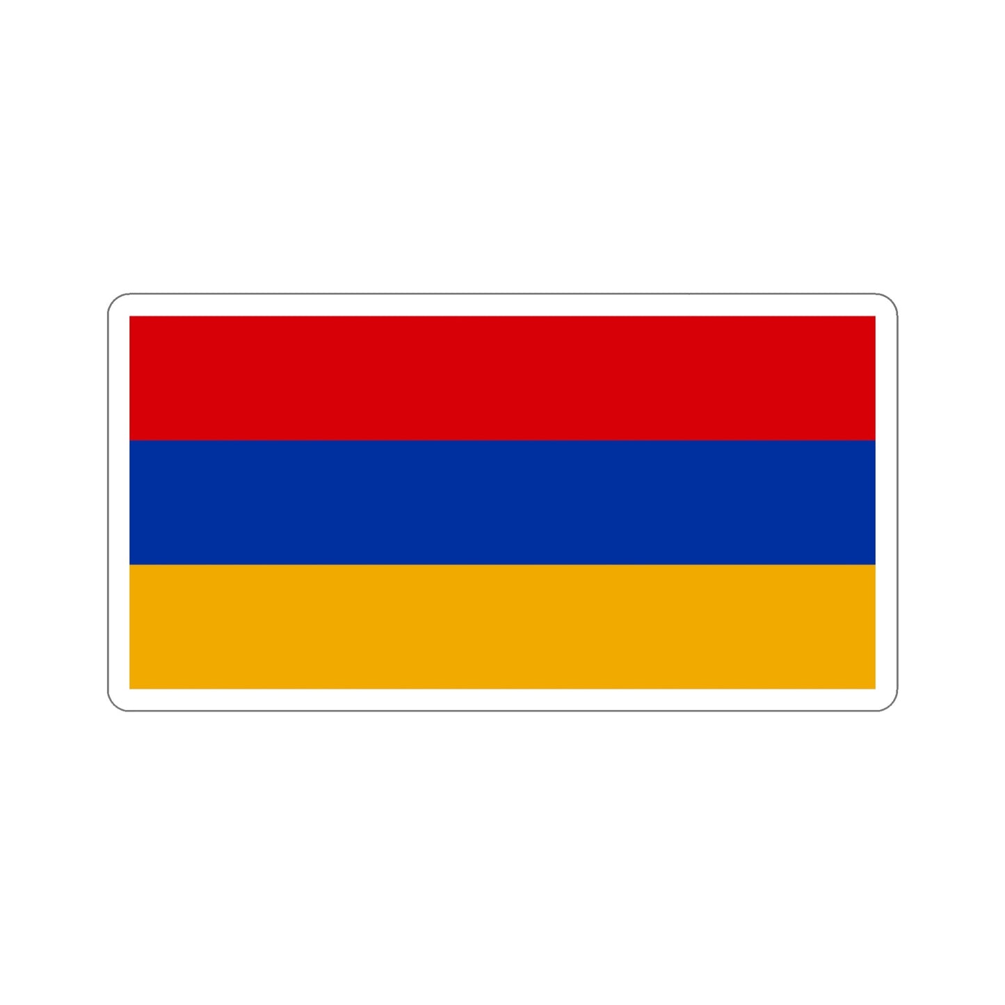 Flag of Armenia STICKER Vinyl Die-Cut Decal-6 Inch-The Sticker Space