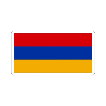 Flag of Armenia STICKER Vinyl Die-Cut Decal 6 Inch - The Sticker Space