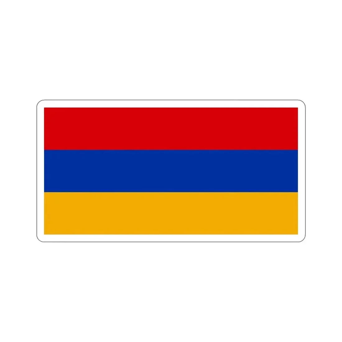 Flag of Armenia STICKER Vinyl Die-Cut Decal - The Sticker Space