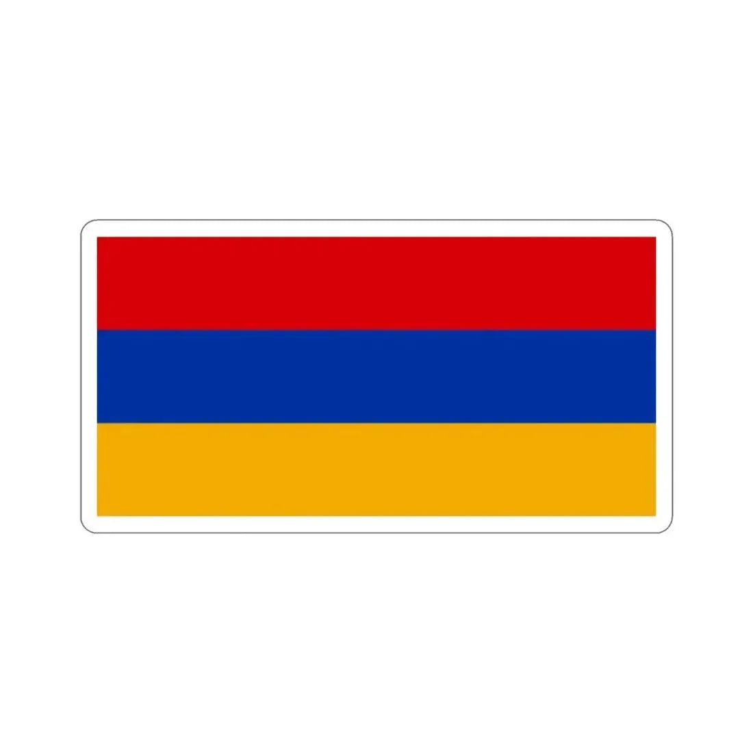 Flag of Armenia STICKER Vinyl Die-Cut Decal - The Sticker Space