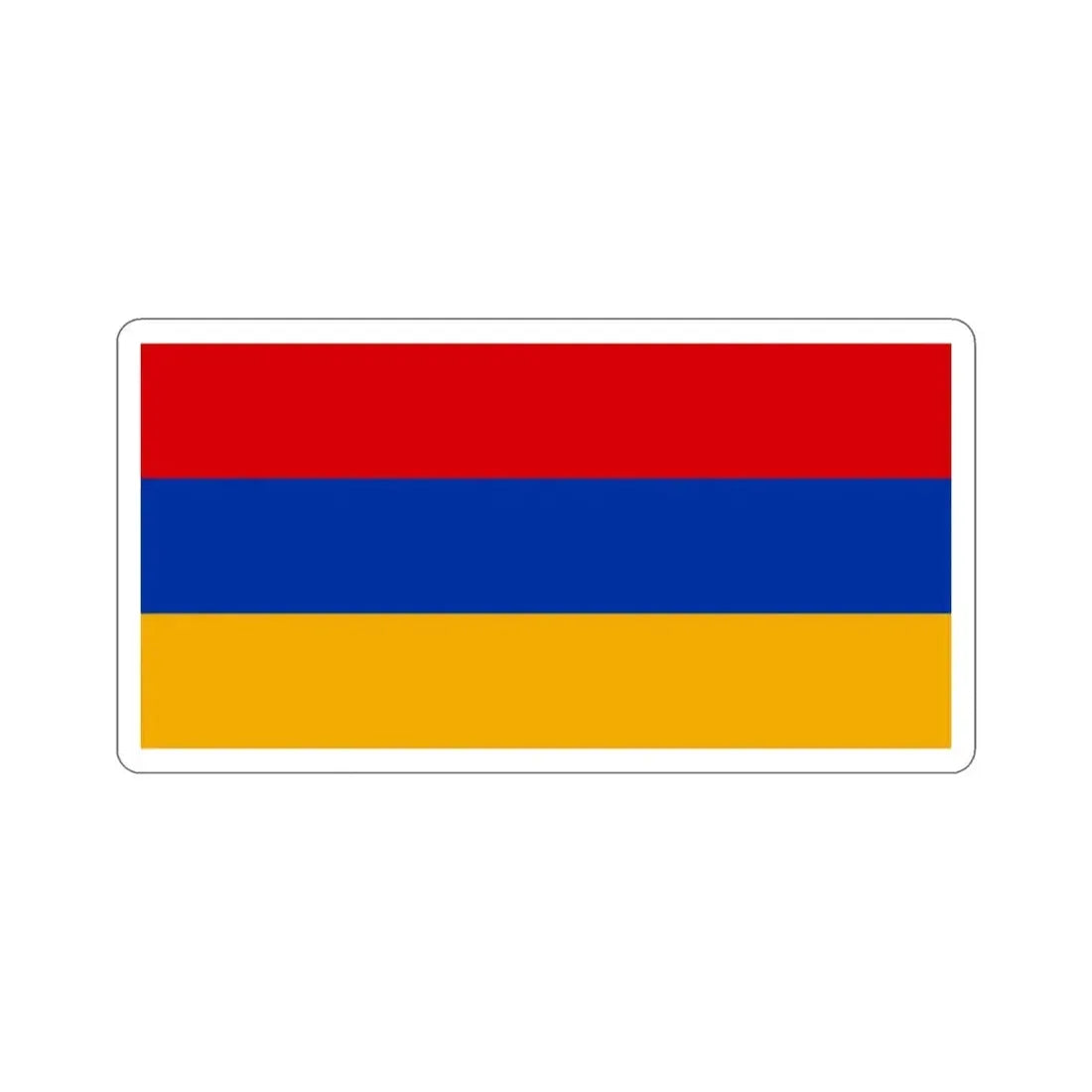 Flag of Armenia STICKER Vinyl Die-Cut Decal - The Sticker Space