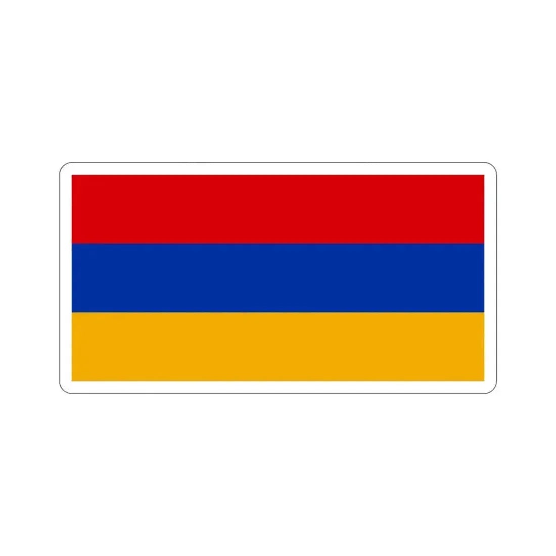 Flag of Armenia STICKER Vinyl Die-Cut Decal - The Sticker Space