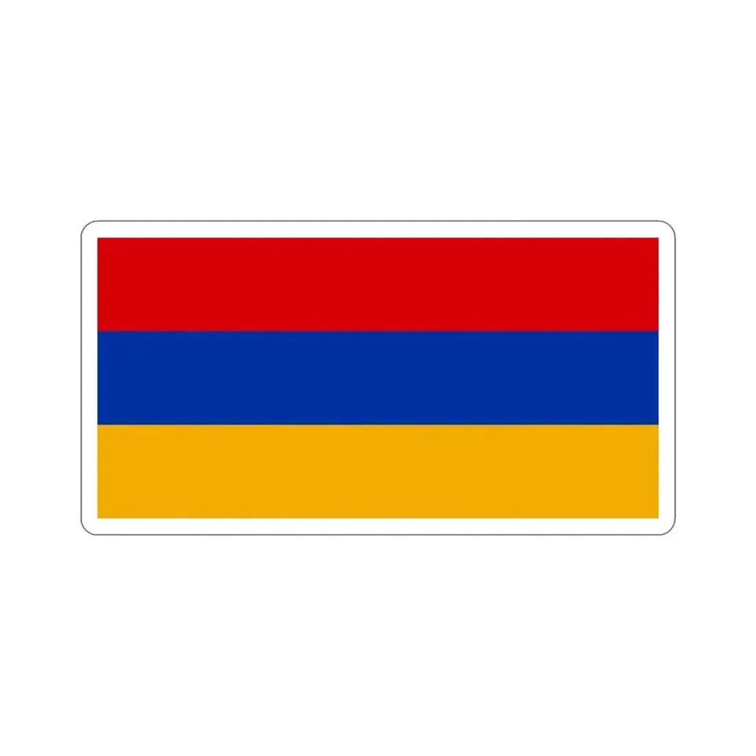 Flag of Armenia STICKER Vinyl Die-Cut Decal - The Sticker Space