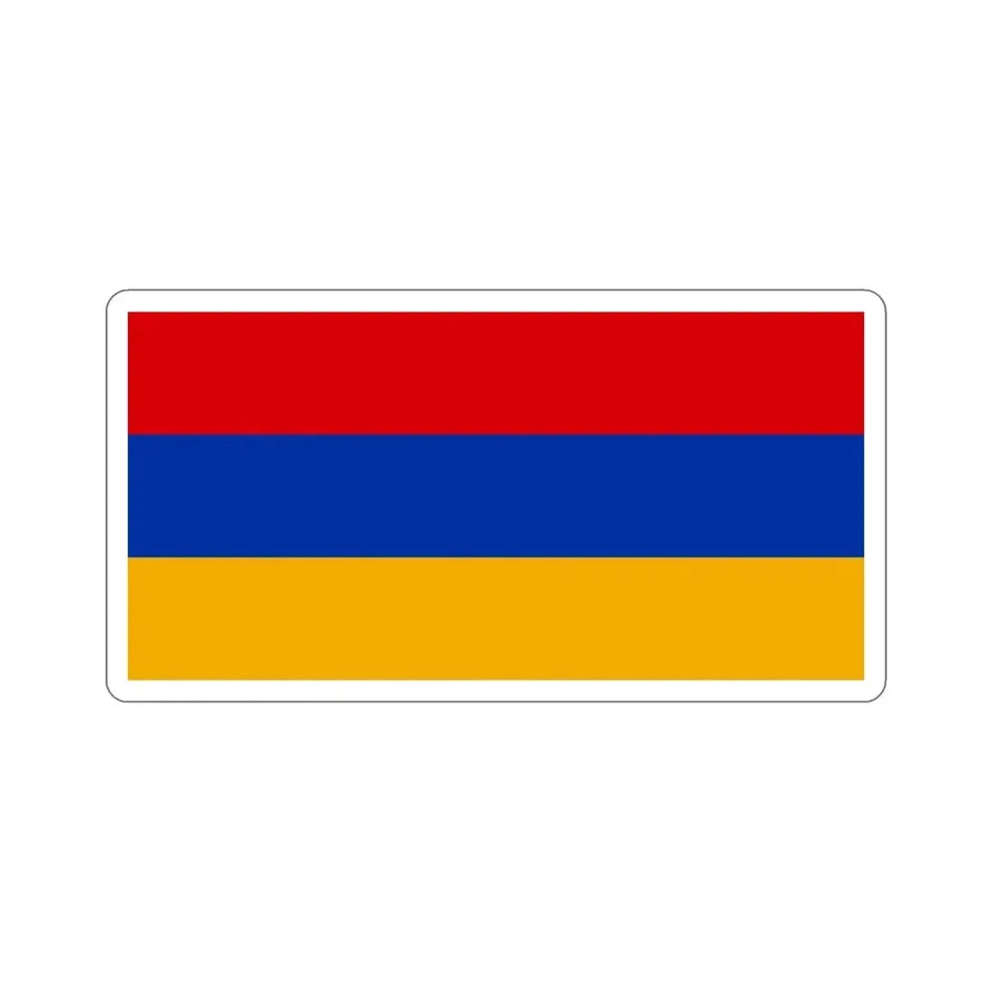 Flag of Armenia STICKER Vinyl Die-Cut Decal - The Sticker Space