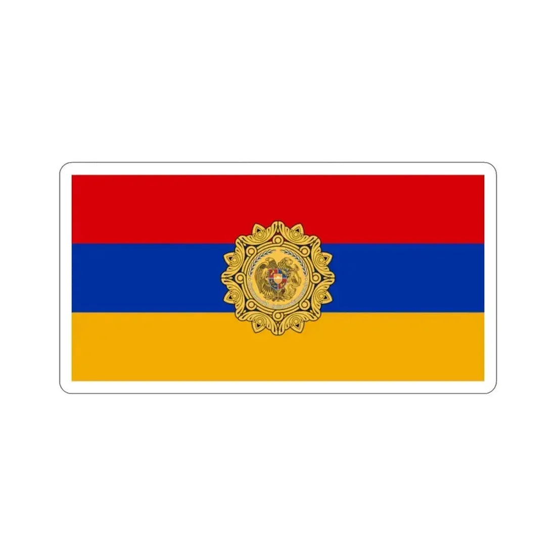 Flag of Armenia v2 STICKER Vinyl Die-Cut Decal 2 Inch - The Sticker Space